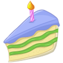 Birthday Cake Slice